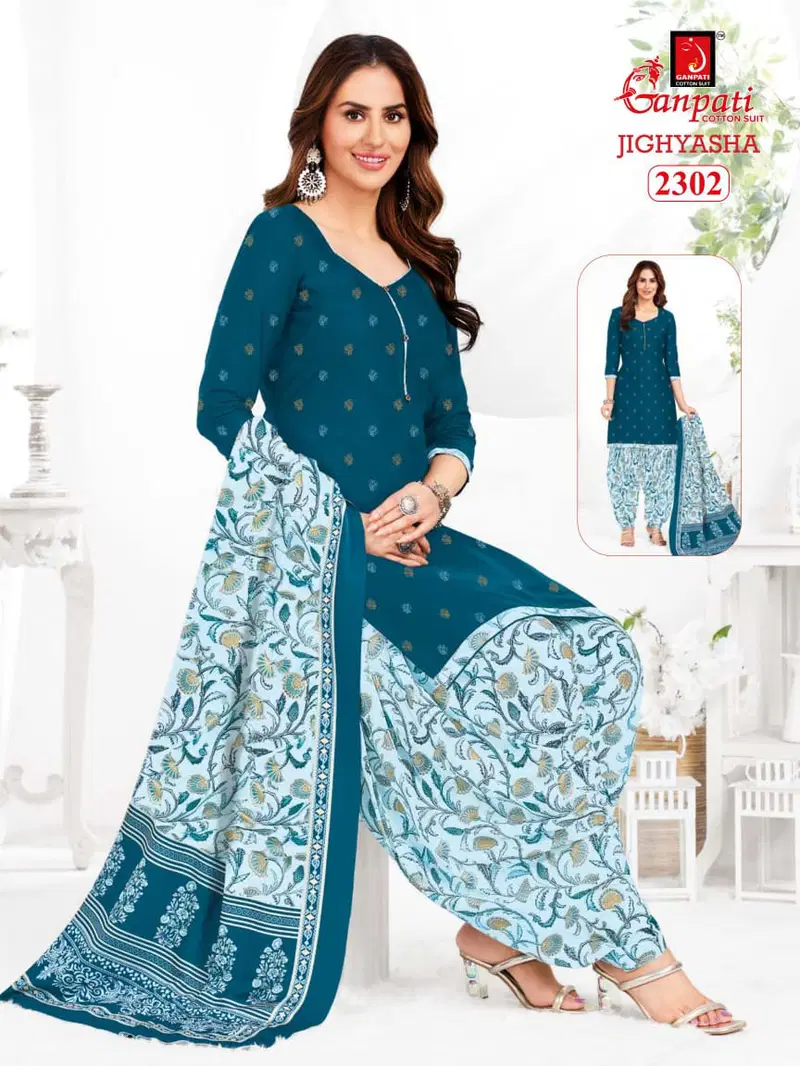 Jighyasha 23 By Ganpati Cotton Printed Dress Material Suppliers In India